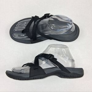 Teva Ascona Black Thong Slip On Sandals